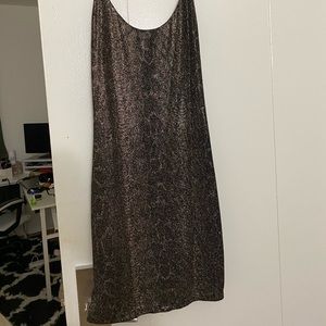 Alice & Olivia Delora Snake Print Dress NWT 6